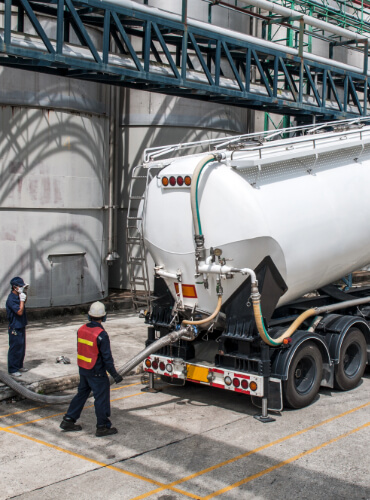 truck tanker chemical delivery